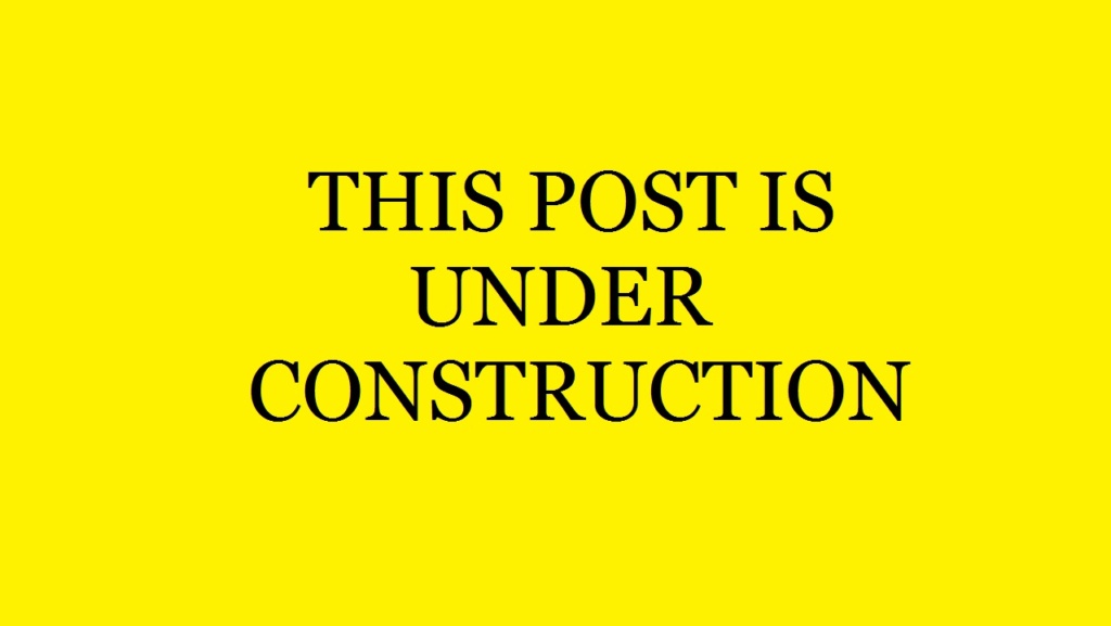 this post is under construction
