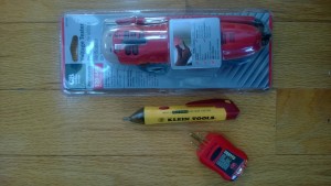 klein tools voltage tester plus 2 other types of electrical current testers