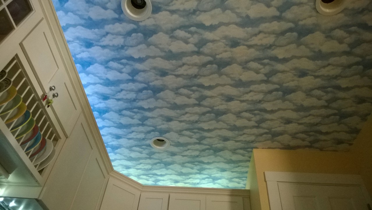 Cloud Wallpaper On The Ceiling