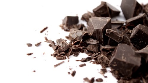 dark chocolate stock photo