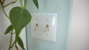 replacing the fan light switch in the bathroom with a timer switch