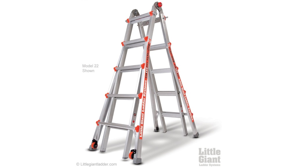 little giant alta one model 22 ladder stock photo