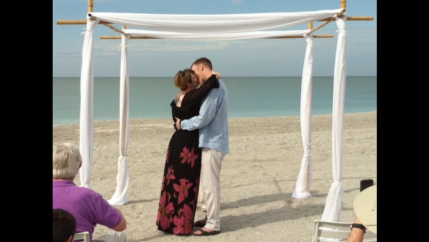 december 2013 beach wedding / vow renewal sanibel captiva FL