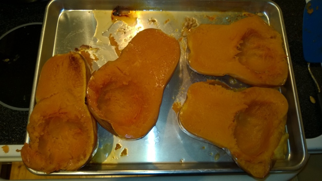 roasting butternut squash