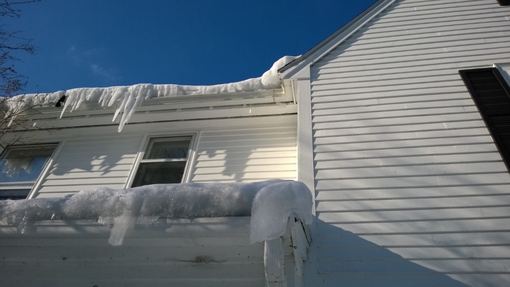 diy ice dam roof ice melters on the roof during snowmageddon 2015