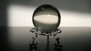 my small crystal ball and stand from laurie cabot's witch shop in salem ma