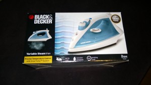 black and decker variable steam iron