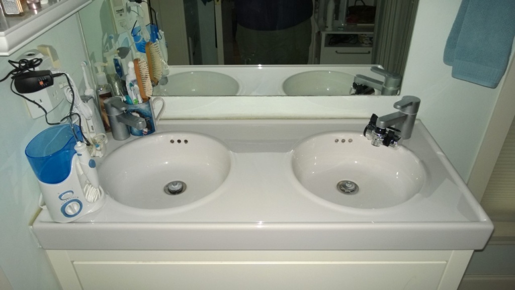 new ikea bathroom vanity with double sinks