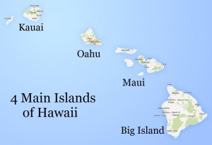 map of the hawaiian islands