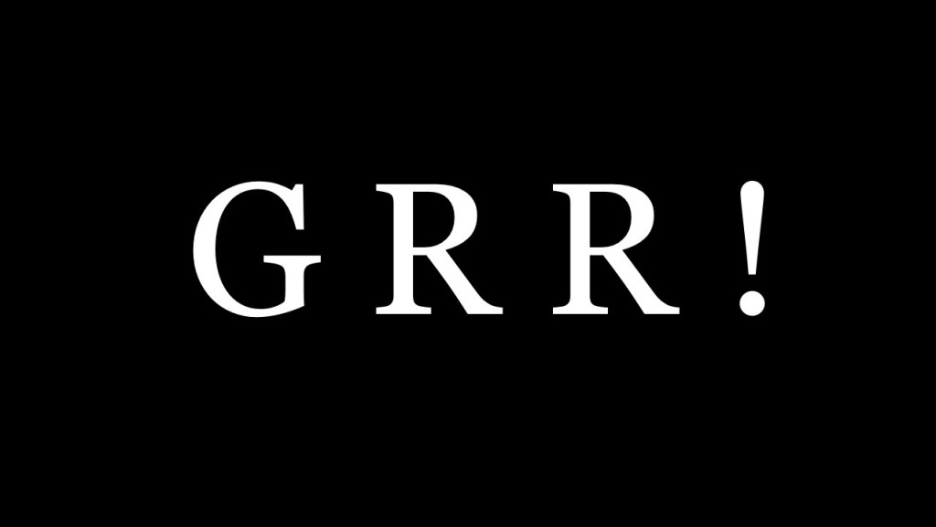 grr black and white word box
