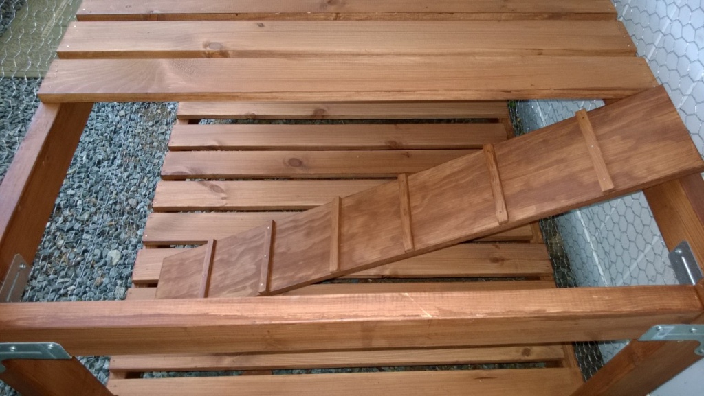 making ramps for bonkers for the outdoor cat enclosure / catio