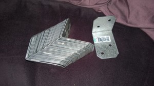 simpson strong tie brackets for the outdoor cat enclosure / catio connector