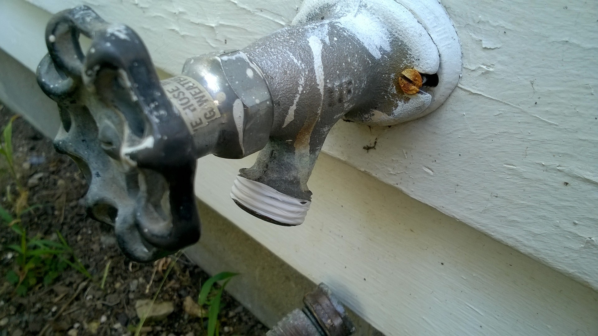 How to fix leaky hose faucet