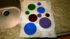 creating stained glass circles