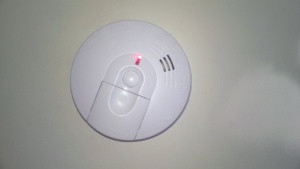 new hard wired fire alarm in master bedroom
