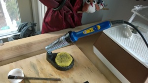 the soldering iron i use for stained glass