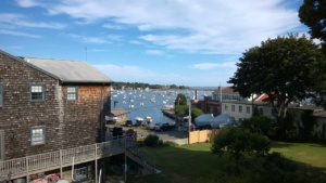 view of marblehead harbor from mom and dad's condo