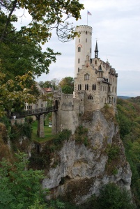 castle lichtenstein in the swabian region of germany