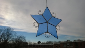 i love how the circle snowflake stars look