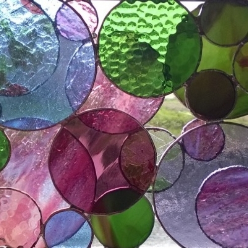 stained glass circles project