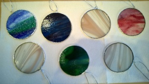 i created stained glass circles for gifts for christmas 2016