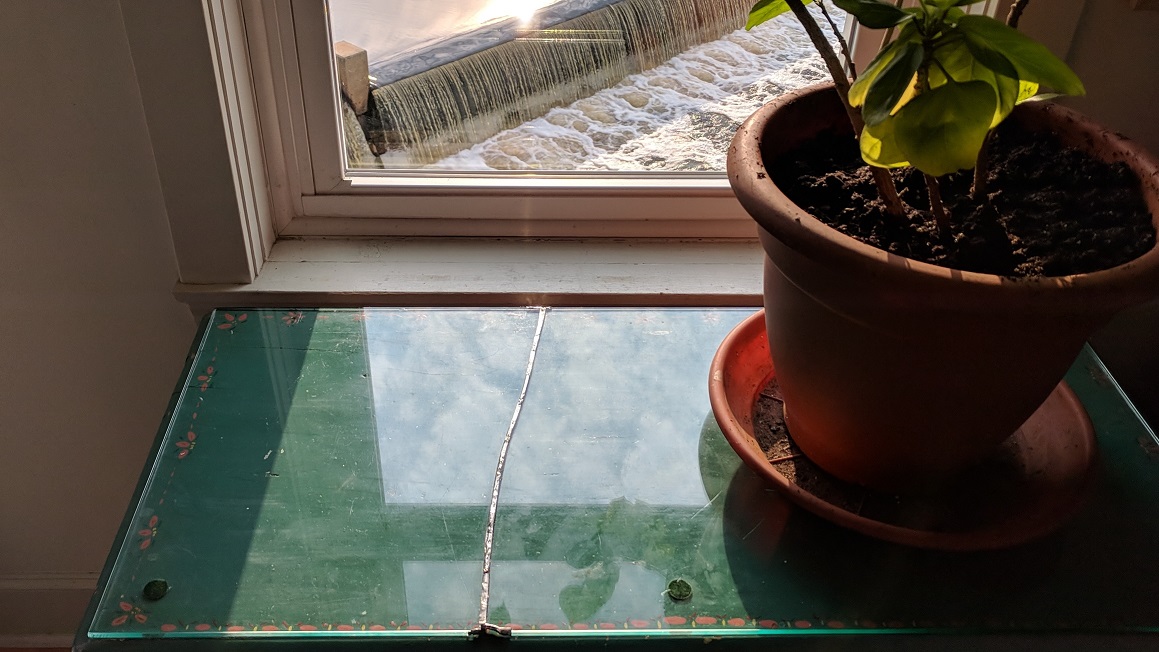Repairing a Piece of Plate Glass