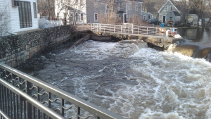 ipswich river during the flood of 2010, taken by jim