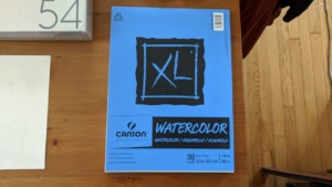 some larger watercolor paper i bought from amazon